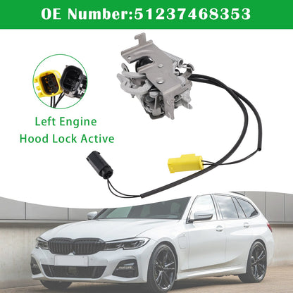 Blocco cofano motore sinistro attivo 51237468353 per BMW Serie 1 F40 Serie 3 G20/G21 2019-2024