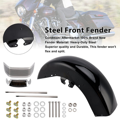 Parafango anteriore in acciaio per Touring Electra Glide Ultra Limited 2014-2024