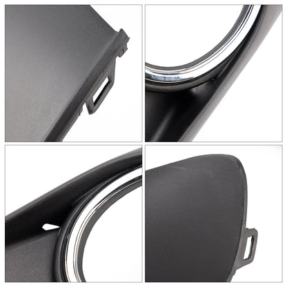 Copri-fari fendinebbia e griglia cromati per Volkswagen VW Caddy Touran 2011-2015, 2 pezzi