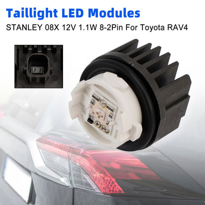 Moduli LED per fanali posteriori STANLEY 08X 12V 1,1W 8-2 pin per Toyota RAV4