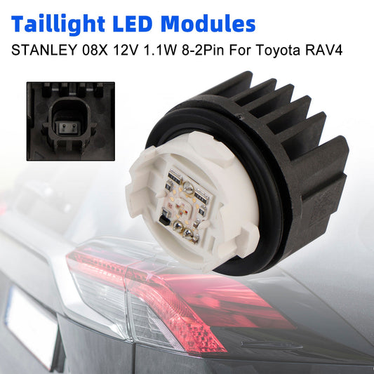 Moduli LED per fanali posteriori STANLEY 08X 12V 1,1W 8-2 pin per Toyota RAV4