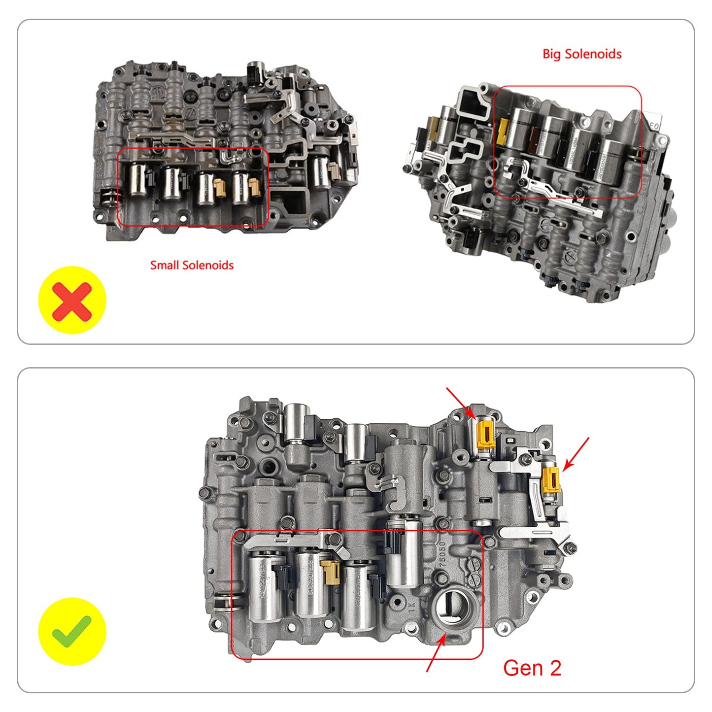 Corpo valvola di trasmissione VOLKSWAGEN AW GENERAZIONE 2 TF-60SN 09G 2014-2018 (GEN 2) #75050