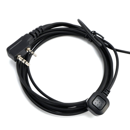 Cuffie con microfono a vibrazione telescopico K-Head per TK-208 TK-220 TH-D7 TH-F6