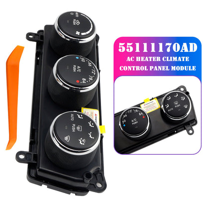 Modulo pannello di controllo del clima del riscaldatore AC Jeep Wrangler 2011-2013 55111170AD