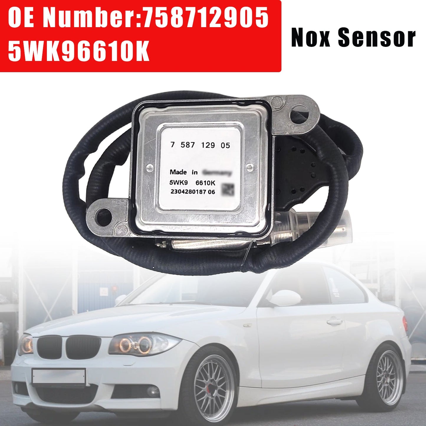 Sensore Nox 758712905 5WK96610K Per BMW E81 E82 E87 E88 3er E90 E91 E92 LCI N43