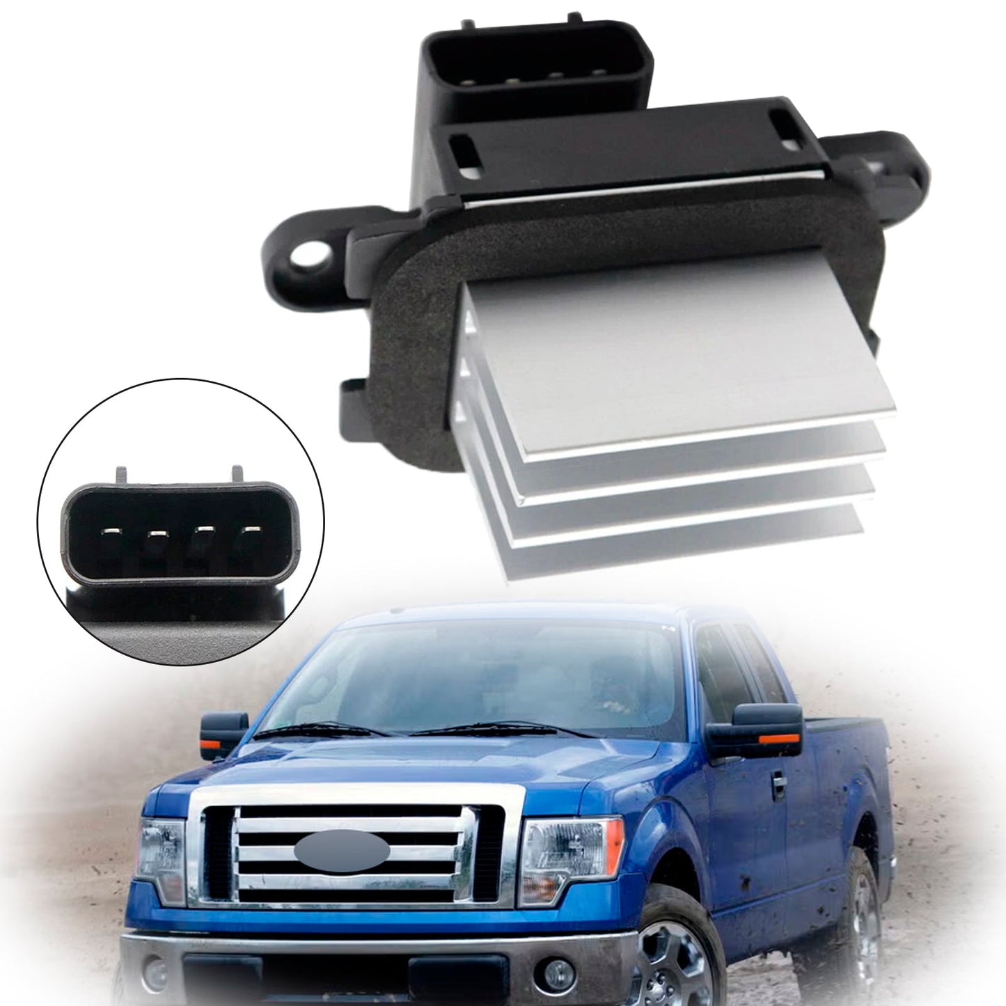 Modulo resistenza motore ventilatore HVAC 7C3Z19E624C per Ford F150 2009-2014