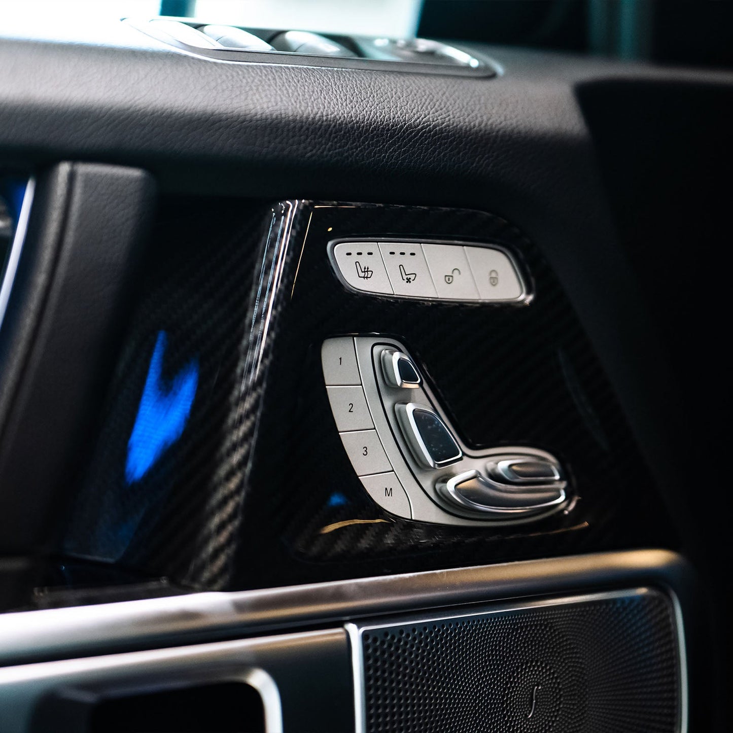 Telaio interruttore di regolazione sedile pannello interno portiera per Mercedes Benz W464 W465 (2019-2026)