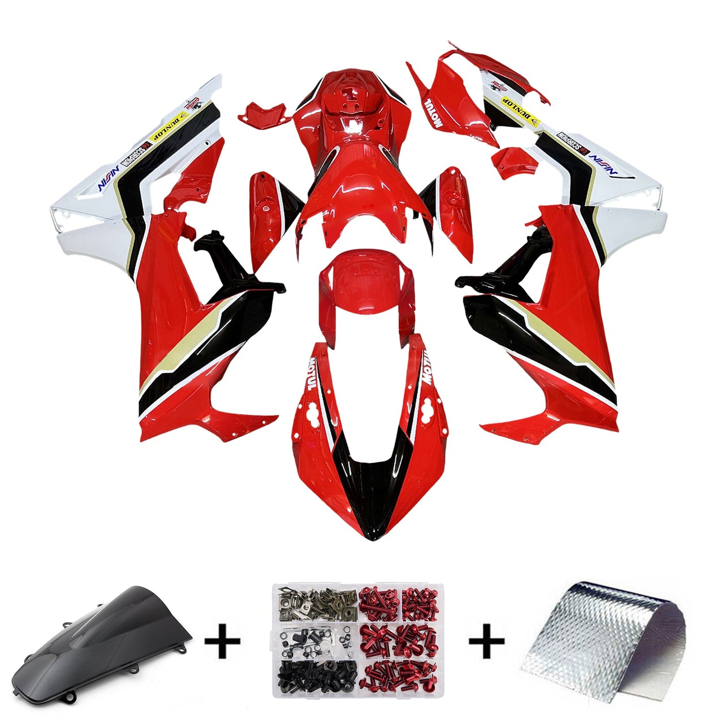 Kit carenatura iniezione plastica ABS per Honda CBR1000RR 2017-2026