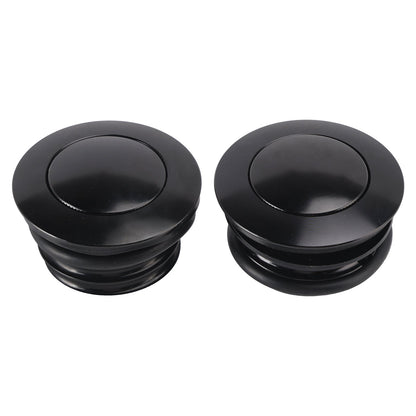 Tappo serbatoio a scomparsa ventilato nero per Softail Low Rider Dyna Sport Super Glide