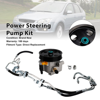 Pompa servosterzo + tubo ad alta pressione 4M513A696AC adatta a Ford Focus 2004-2011