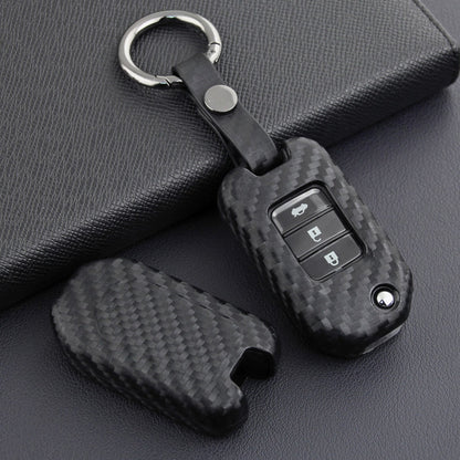 Custodia in similpelle e silicone per chiave auto con fibbia per Honda Accord