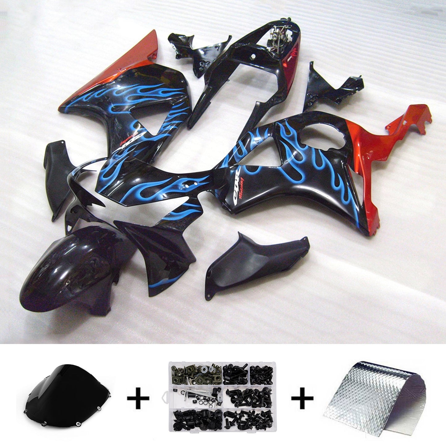 Kit di carene in plastica ABS stampate a iniezione per Honda CBR954 2002-2003