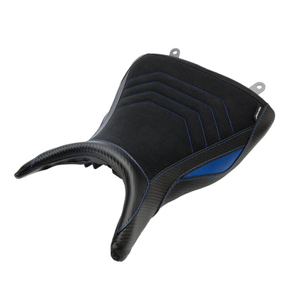 Cuscino per sedile anteriore conducente Raider Yamaha Mt-03 Yzf-R3 2015-2023 in poliuretano blu