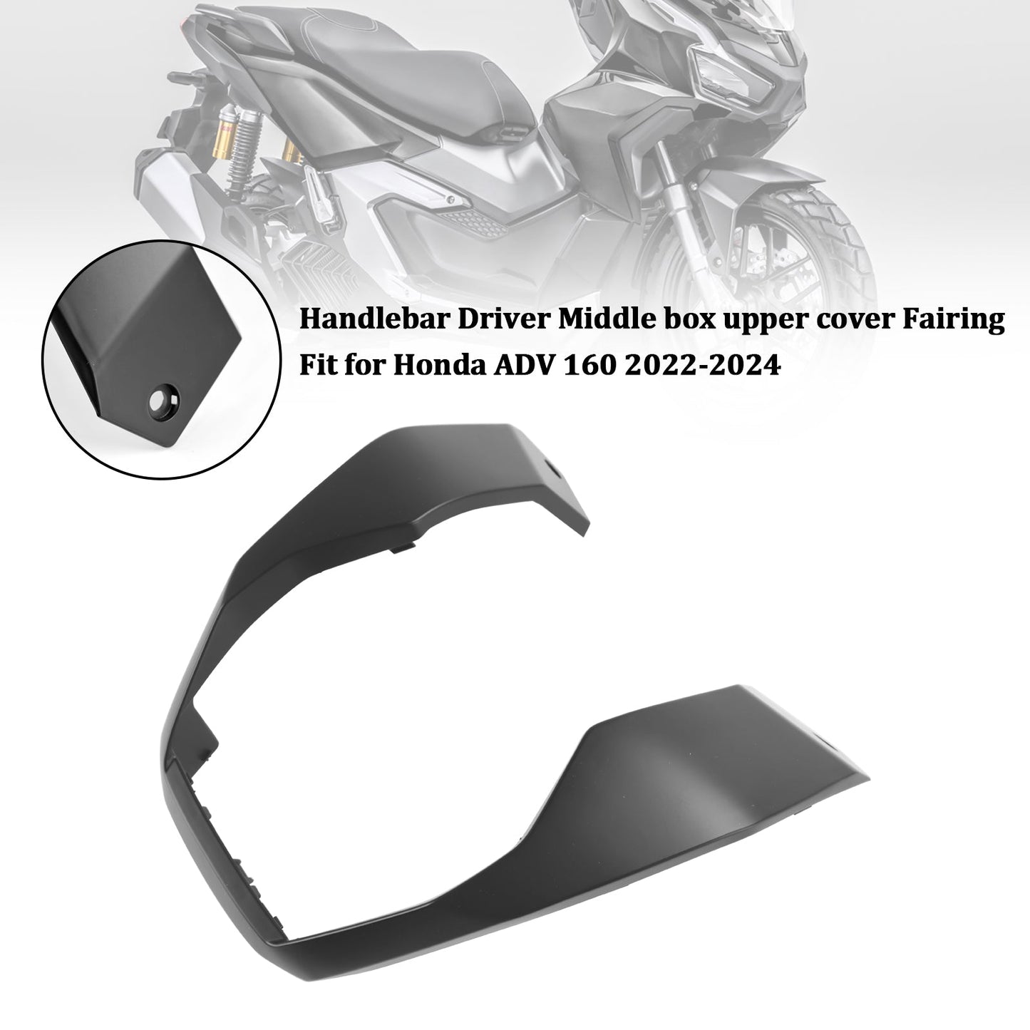 2023-2024 Honda ADV 160 Manubrio Driver Coperchio inferiore scatola centrale Carenatura