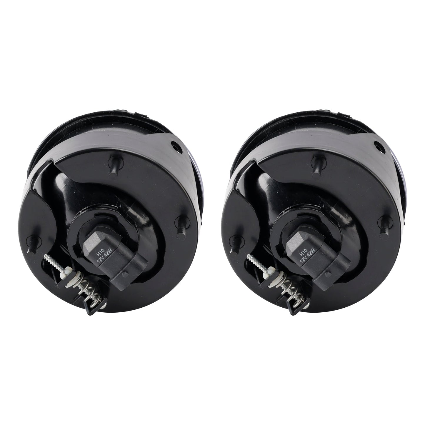 Coppia di fari fendinebbia anteriori con lampadine per Ford Expedition 2007-2014, lenti fumé