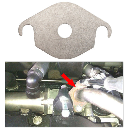 Piastra di chiusura per valvola EGR per Volvo 2.0LD C30 C70 V40 V50 V70 S80 DW10