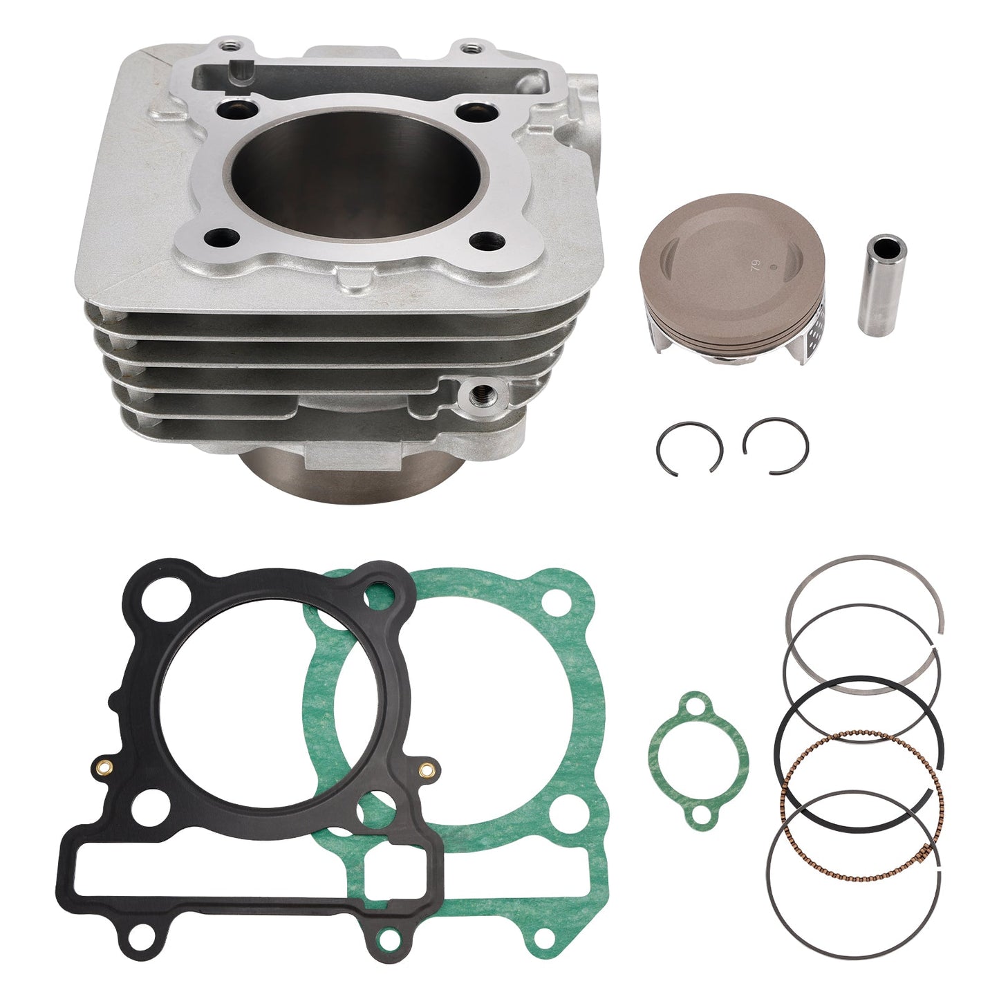 Kit guarnizioni pistone cilindro Jug Barrrel Yamaha RAPTOR 250 YFM250R 2008-2013 300CC 4D3-11311-01 Generico