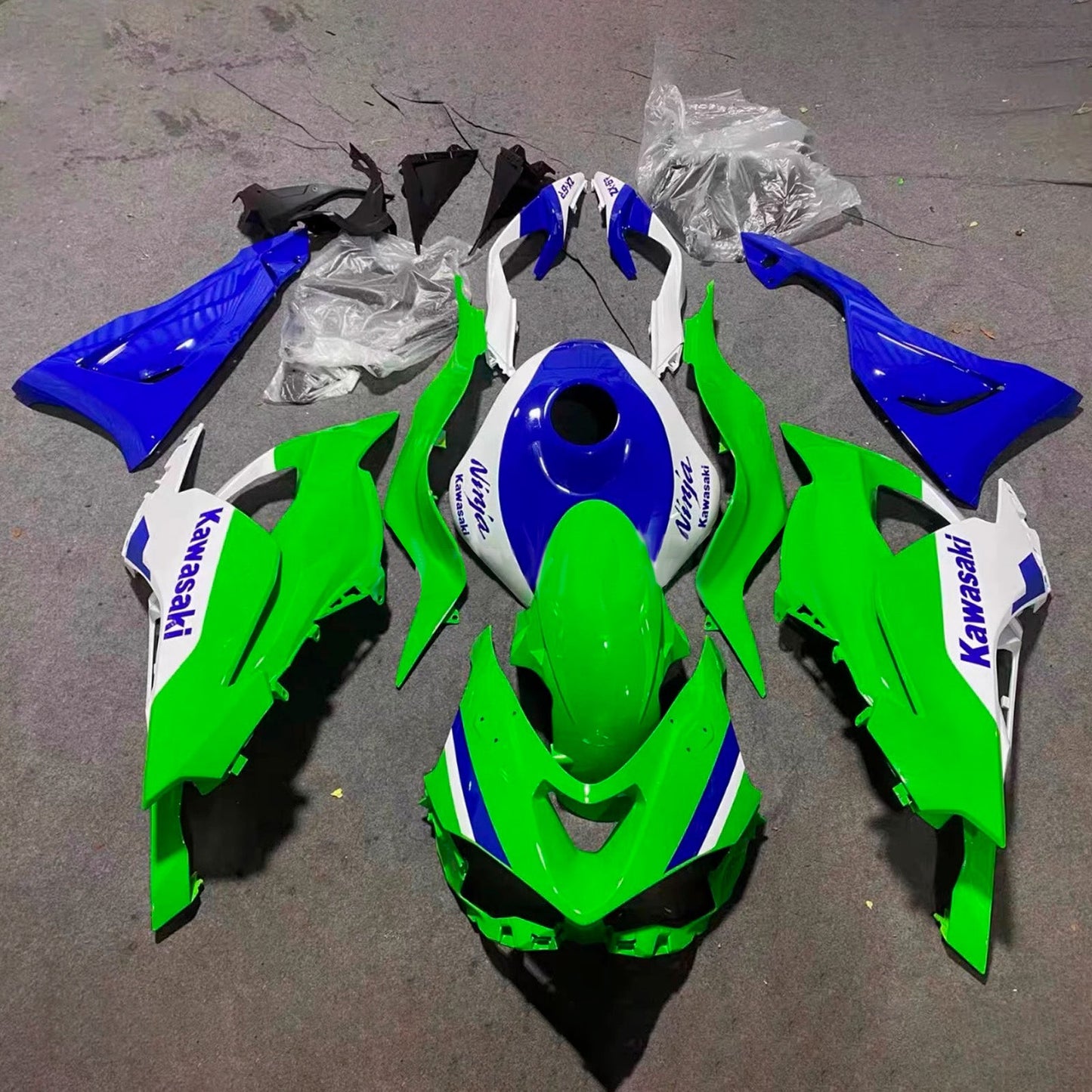 Kit carenatura iniezione in plastica ABS adatto per Kawasaki ZX-6R 2024-2026