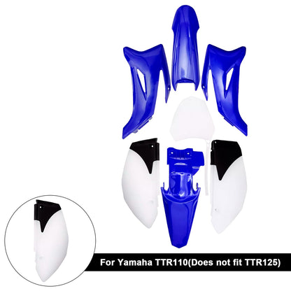 Kit plastiche per carrozzeria Yamaha TTR110 2008-2022 DIRT BIKE, carenatura parafango