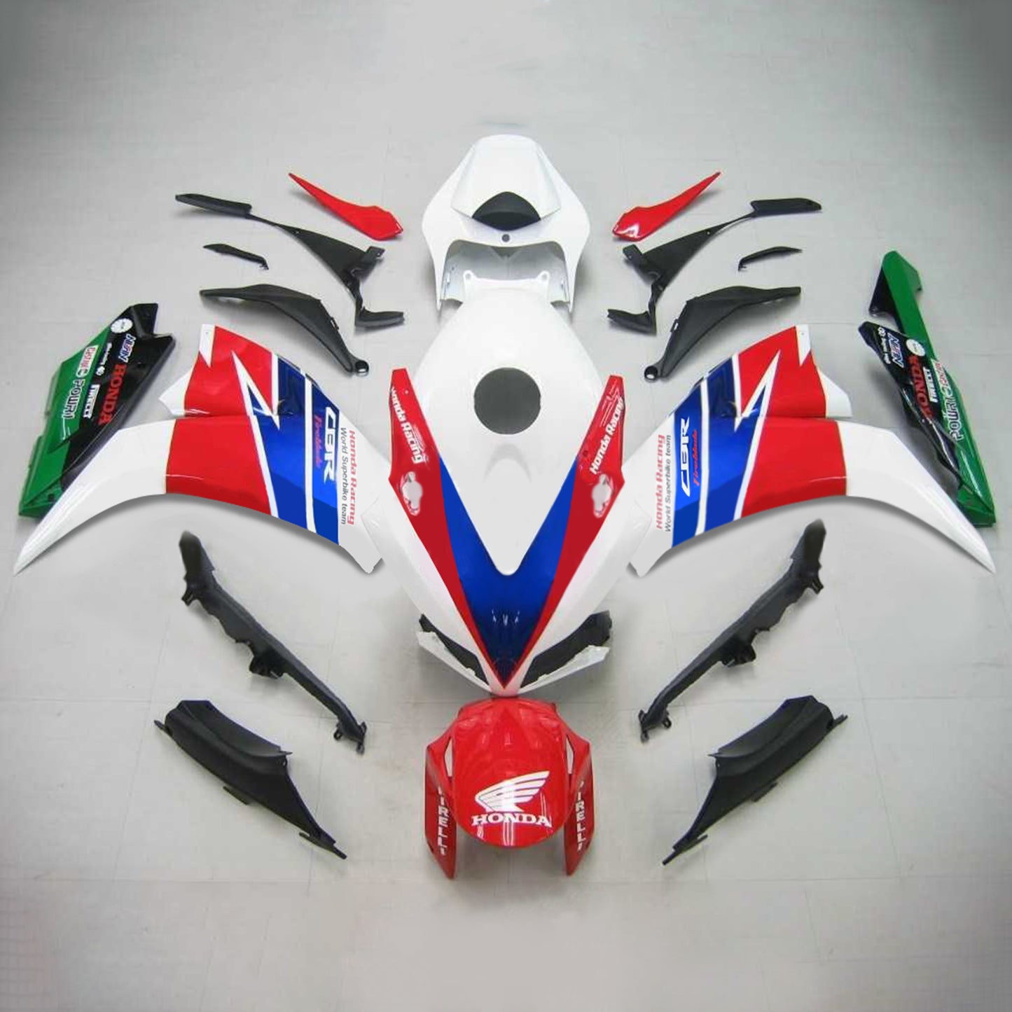 Kit carenatura Bodywork ABS di plastica per Honda CBR1000RR 2012-2016