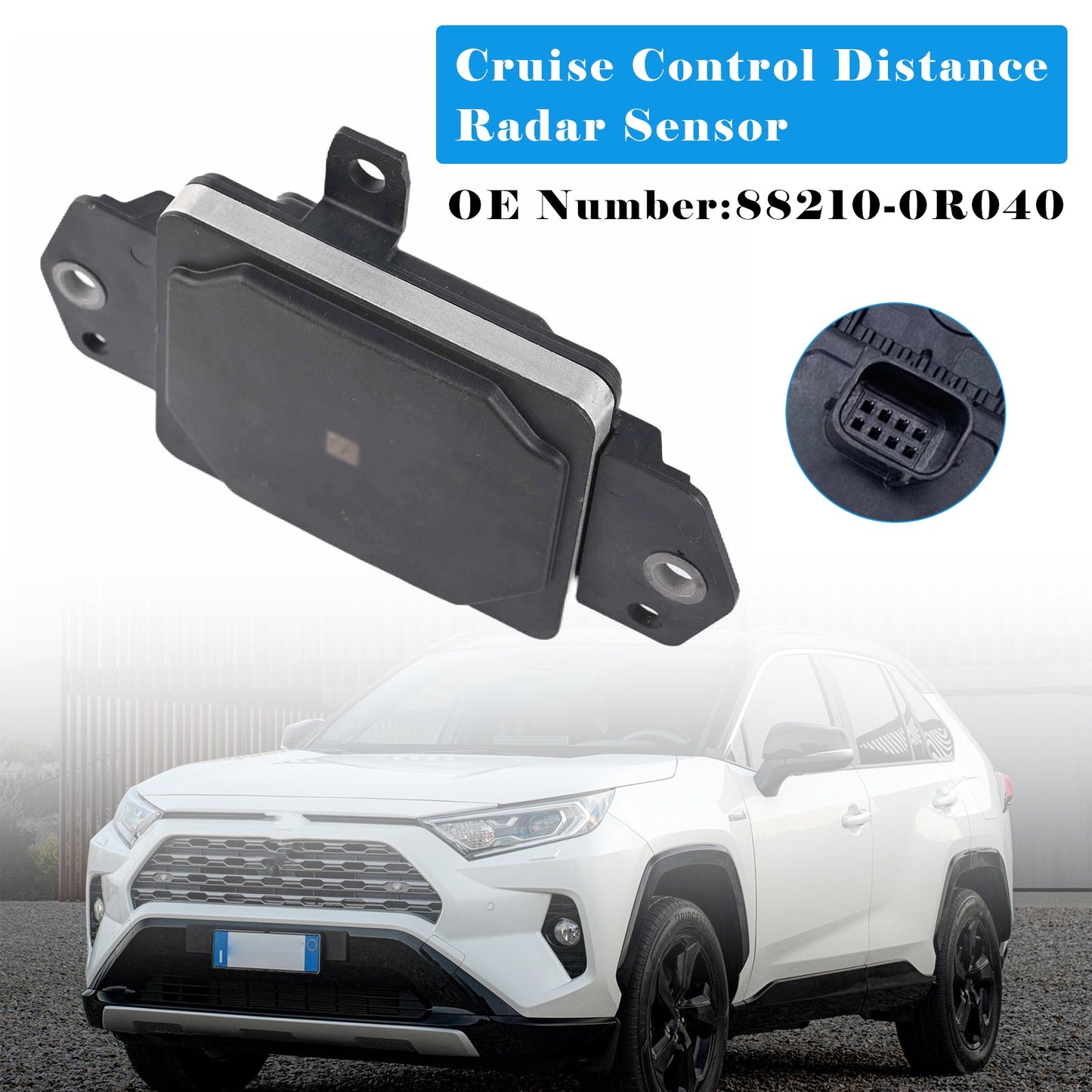 Sensore radar di distanza per cruise control per Toyota RAV4 2019-2024 88210-0R040