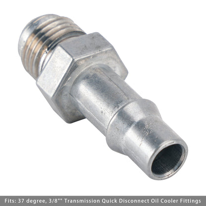 Adattatore a sgancio rapido per radiatore di trasmissione da 6AN maschio a 3/8"" (.375"")