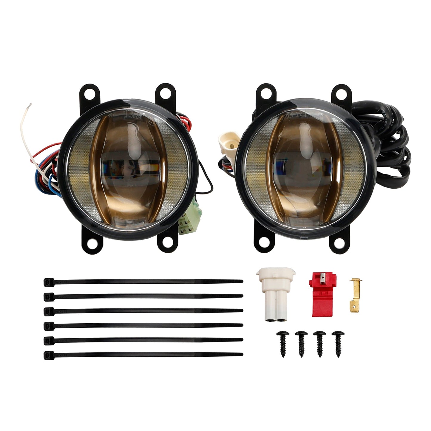 Luce auto Ledtiving FOG DRL Gold Edition 90MM 6000K per OSRAM