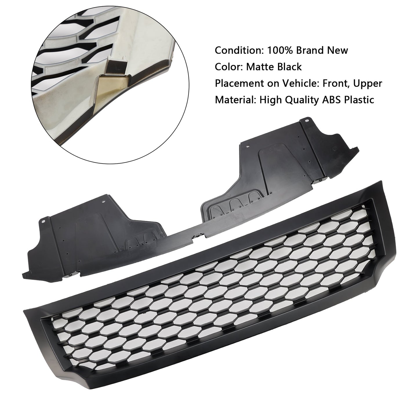 Griglia paraurti anteriore nera opaca Nissan Navara NP300 D23 2015-2020