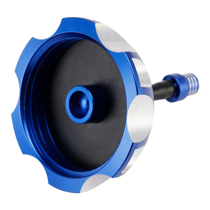 Tappo serbatoio carburante CNC con sfiato blu per Suzuki DRZ125 RMZ250 DRZ LTZ 250 400 LTR450