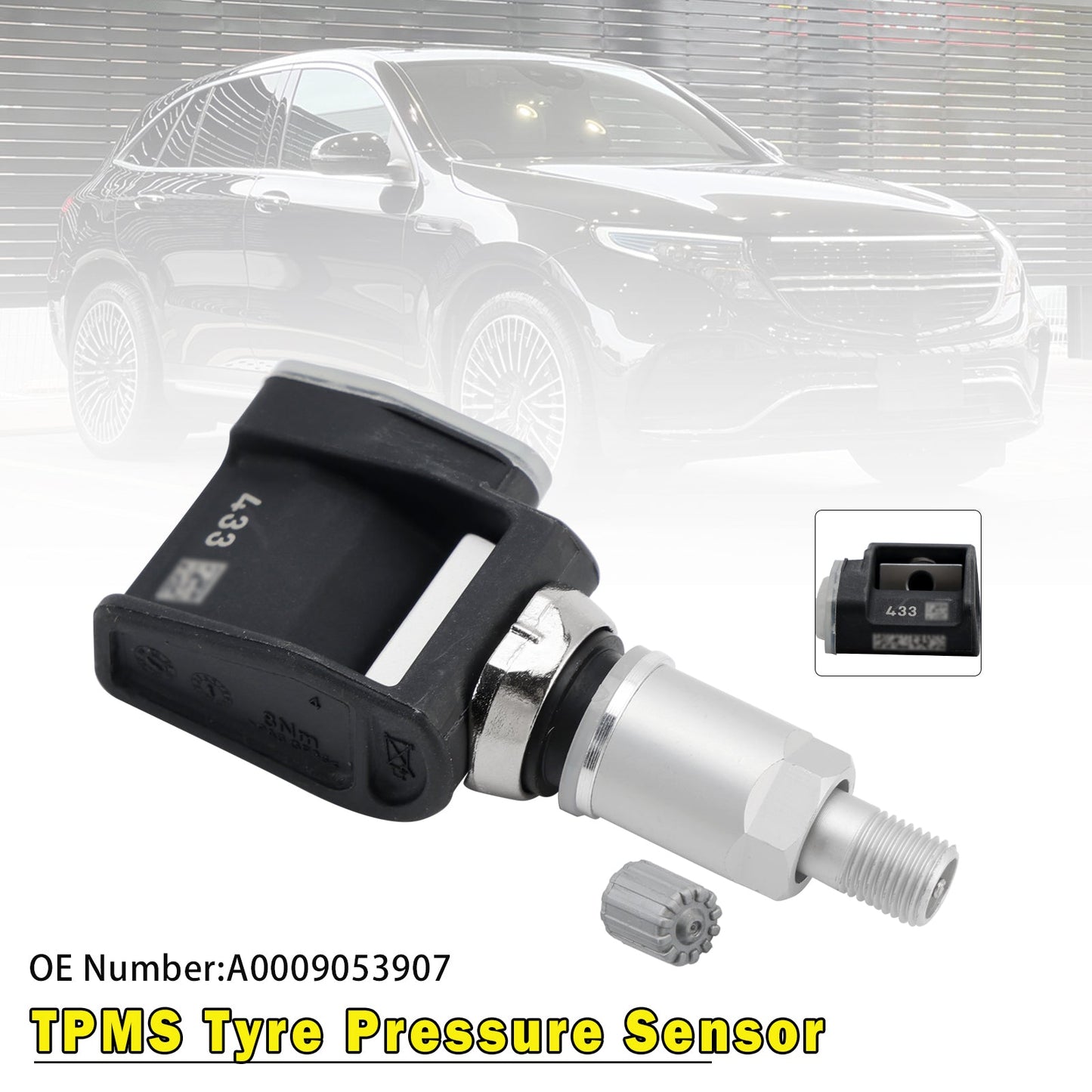 Sensore di pressione pneumatici TPMS A0009053907 per Benz Classe GLC X253 Vito W447