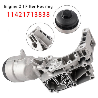 2003-2005 BMW Z4 E85 2003-2005 L6 2.5L 3.0L Cabrio 1713838 Alloggiamento filtro radiatore olio motore