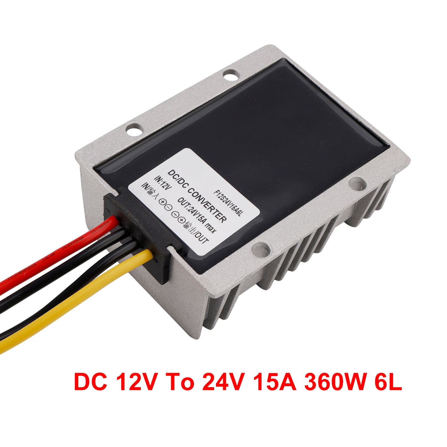 Convertitore 24V 1-20A Boost Modulo Regolatore a 12V Alimentatori Impermeabile