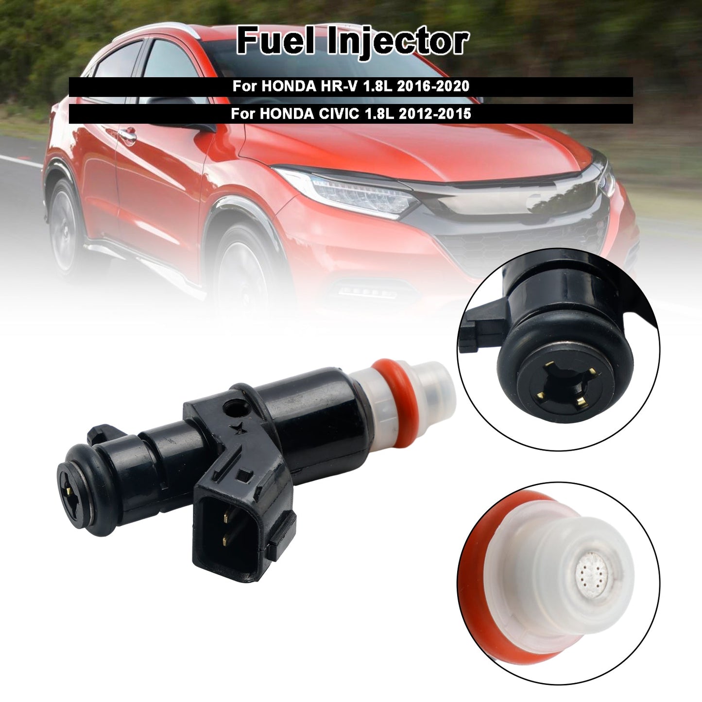 1 pz. Iniettore di carburante 16450-R2E-L01 per Honda Civic 2012-2015 per HRV 16-20 1.8L