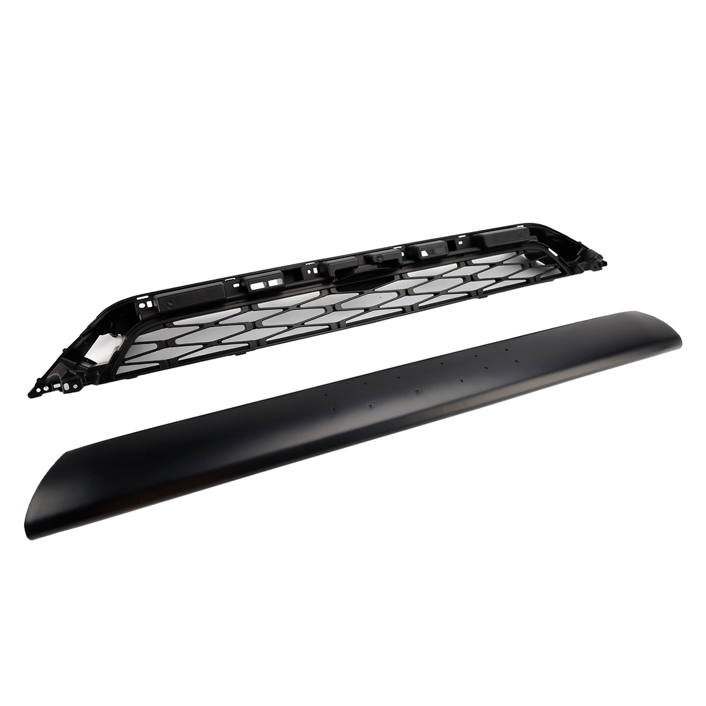 2pcs Front Bumper Grille Grill Per Toyota 4Runner TRD PRO 2014-2019 Black