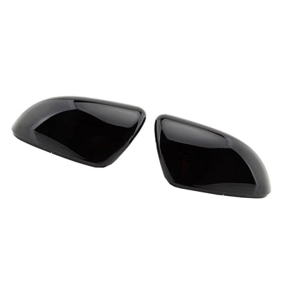 2 pezzi di calotte copri specchietti retrovisori esterni neri lucidi per VW Golf MK6 2009-2013 5K0857538