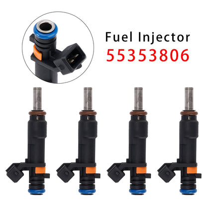 4 iniettori di carburante per Vauxhall Astra Insignia A Chevrolet Cruze Trax 55353806