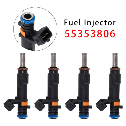 4 iniettori di carburante per Vauxhall Astra Insignia A Chevrolet Cruze Trax 55353806