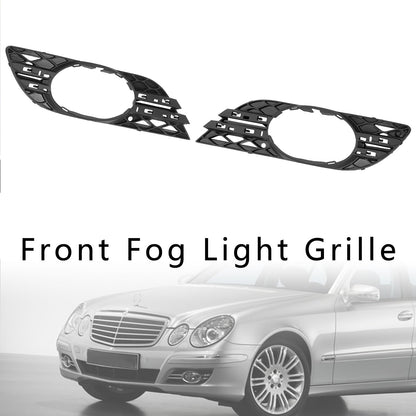 Mercedes Benz Classe E W211 E280 4Matic 2 pezzi Set di finiture per fendinebbia 2118850822 MB1038115