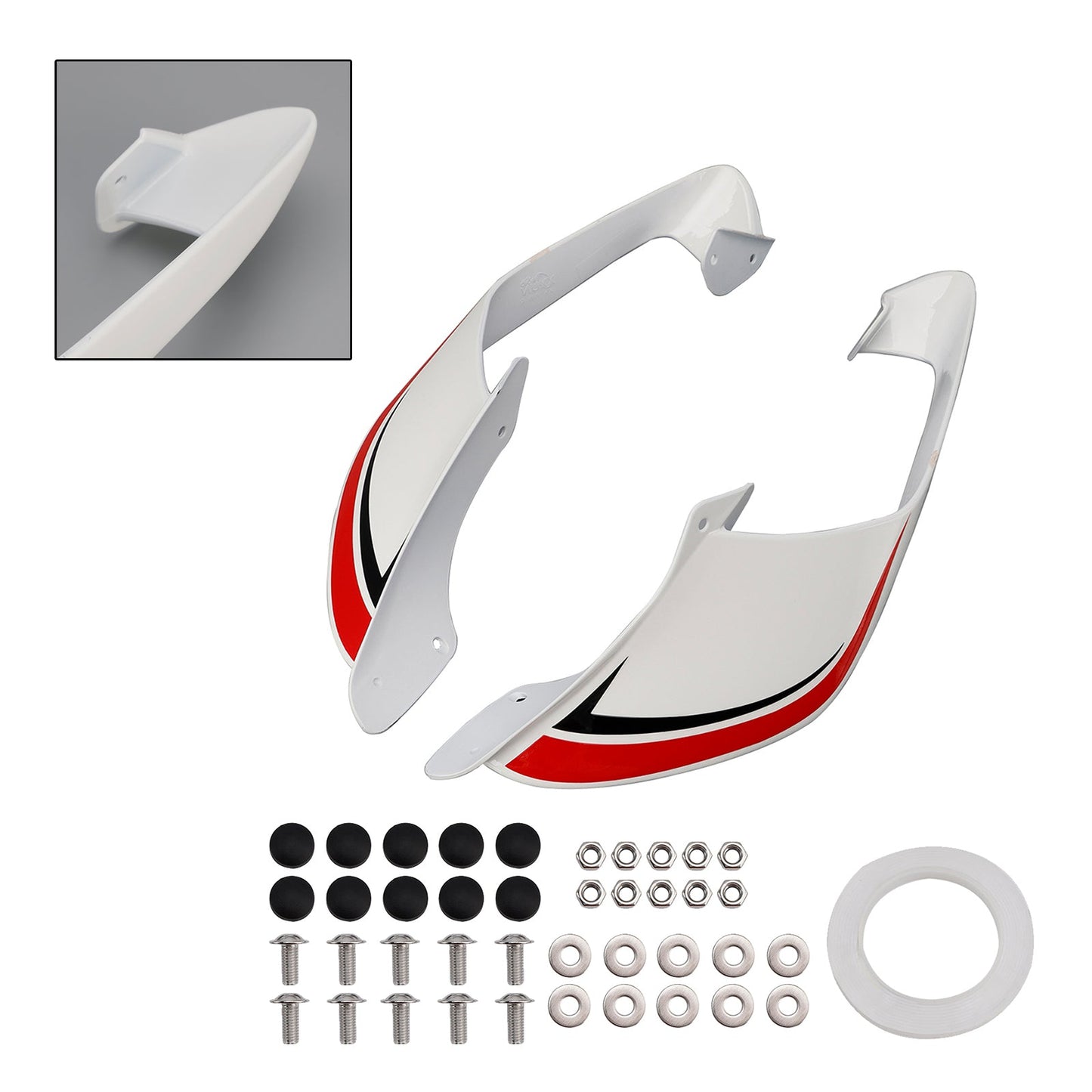Alette laterali anteriori per Yamaha YZF R1 R1M 2021-2024, spoiler e carenatura