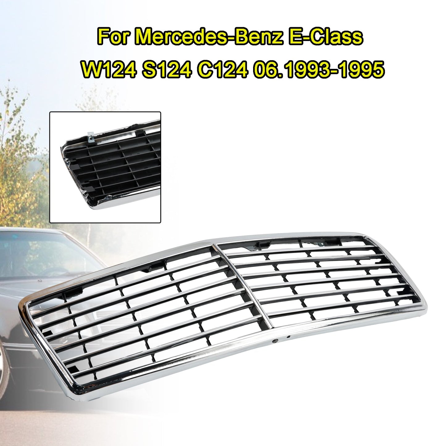 Griglia paraurti anteriore Mercedes-Benz Classe E W124 S124 C124 1993-1995