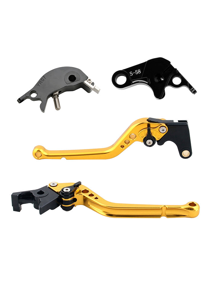 Leva frizione freno lunga adatta per YAMAHA YZF R7 MT-10/SP FZ-10/SP 2022-23