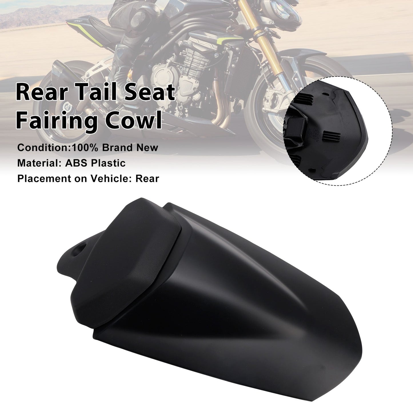 2025-2026 Per Speed Triple 1200 RS Copertura cupolino posteriore sella