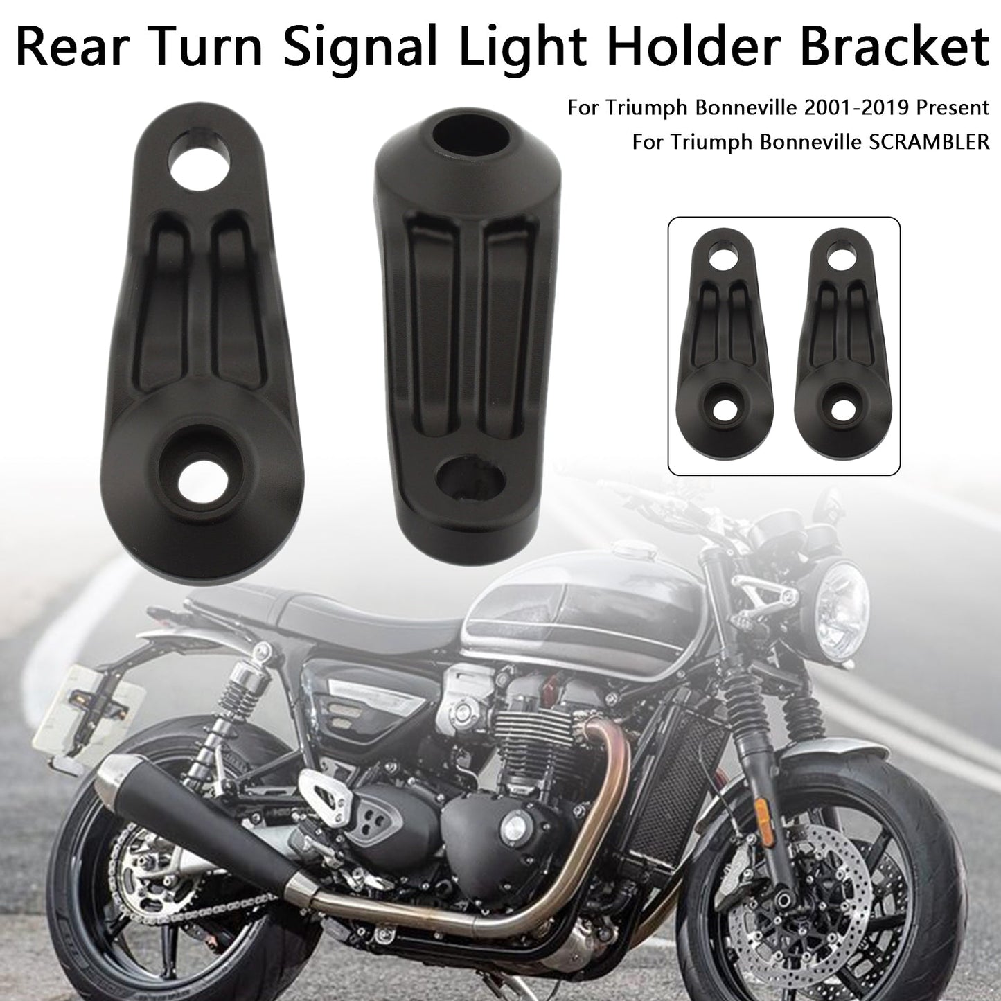 Supporto per luce indicatore di direzione posteriore per Bonneville SE T100 T120