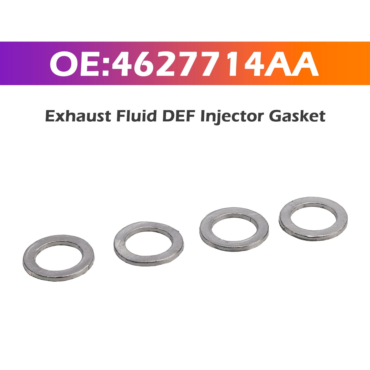 Guarnizione iniettore DEF fluido di scarico 4× 4627714AA Dodge Ram 6.7L Diesel 2013-2018