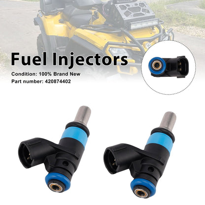 2 iniettori di carburante 420874402 per Can-Am Outlander MAX 800 2006-2008