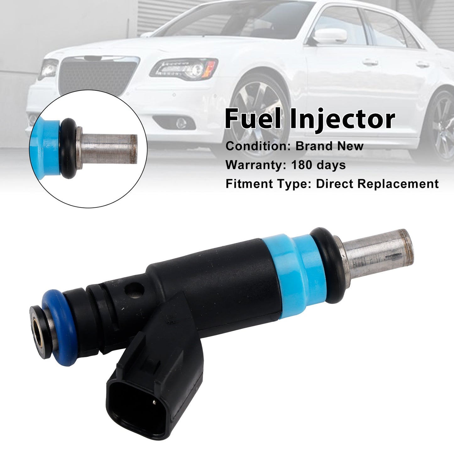 1 iniettore di carburante 05038337AB compatibile con Dodge Charger e Grand Cherokee dal 2012 al 2021