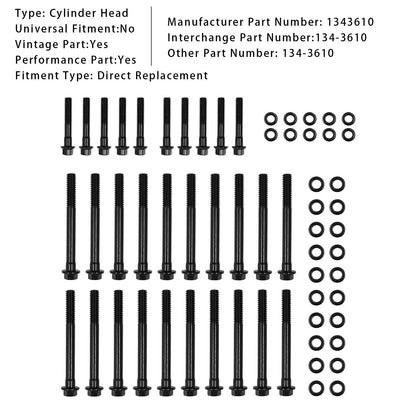 Kit bulloni testata motore Chevrolet Gen III IV LS 2004+ 134-3610