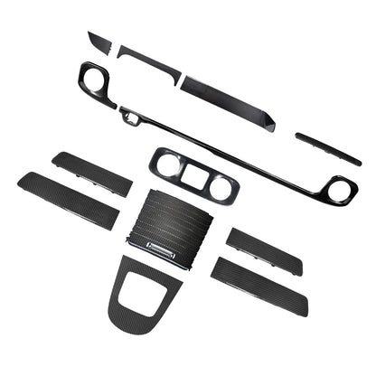 Set di pannelli di rivestimento interno per cruscotto in fibra di carbonio a secco per Mercedes W465 G550 G580 G63, 2025+