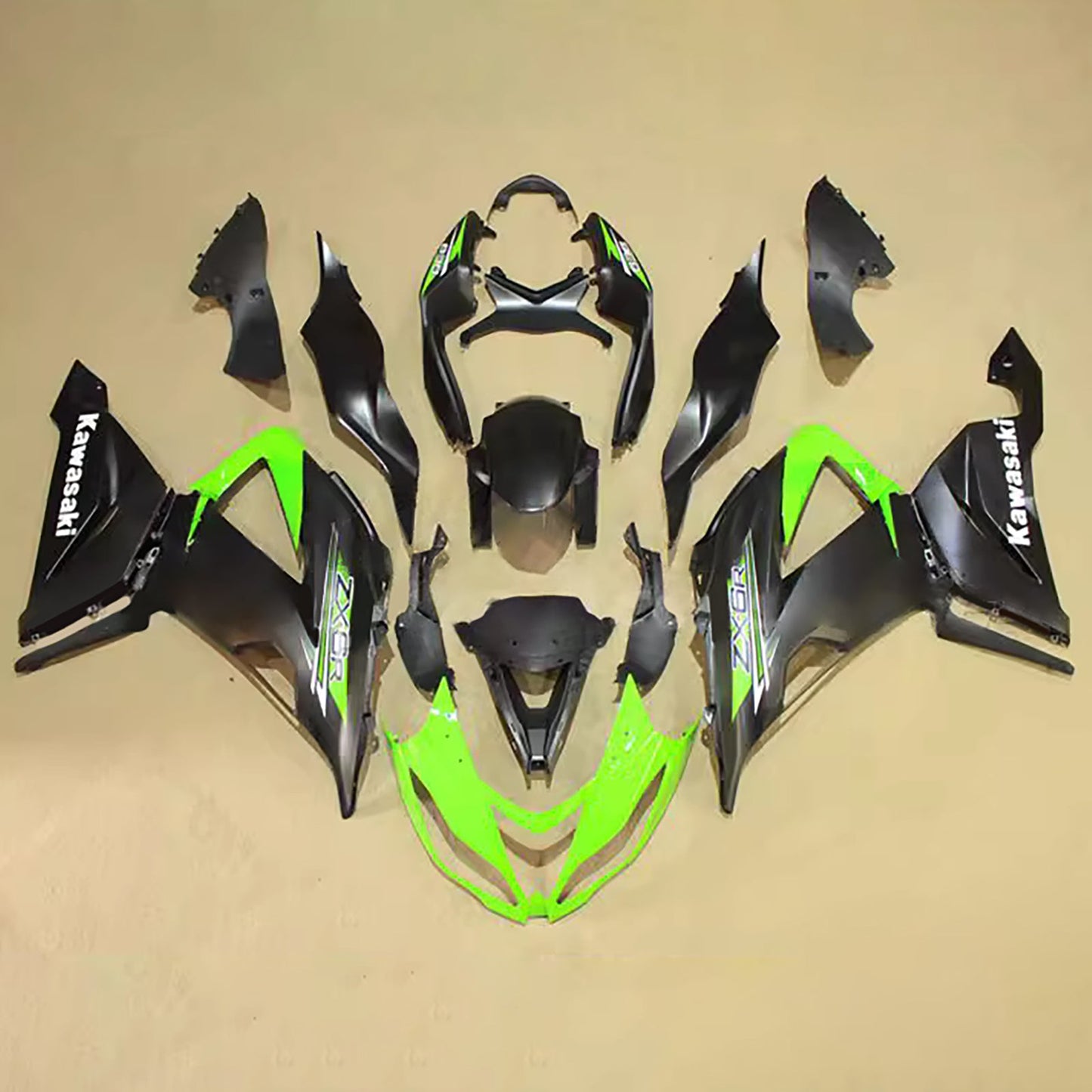 Kit carenatura iniezione in plastica ABS adatto per Kawasaki ZX6R 636 2013-2018