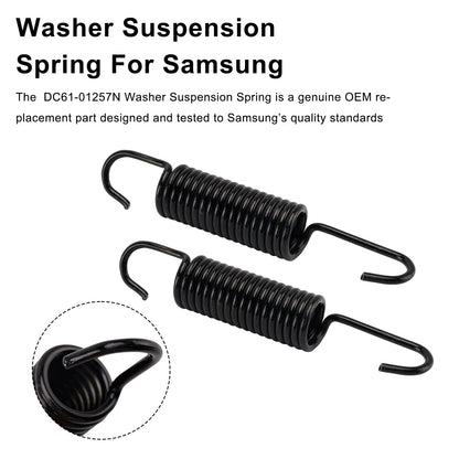2 pezzi DC61-01257N Molla di sospensione per lavatrice Samsung sostituisce 592-49396 592-49474